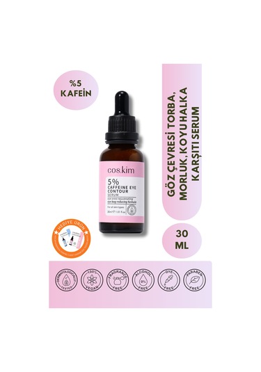 %5 Kafein Içeren Morluk Giderici - Aydınlatıcı Ve Canlandırıcı Göz Altı Serumu 30 Ml
