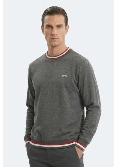 Slazenger Keystone I Erkek Antrasit Sweatshırt
