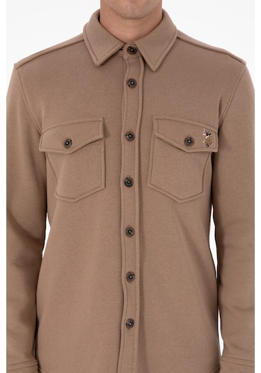U.s. Polo Assn. Erkek Camel Gömlek Örme 50316673-vr015 Camel