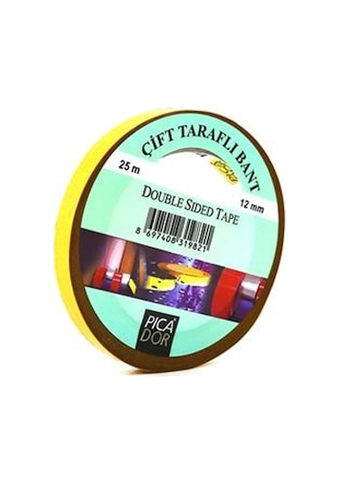 Picador 12 MM x 25 Mt Çift Taraflı  Bant