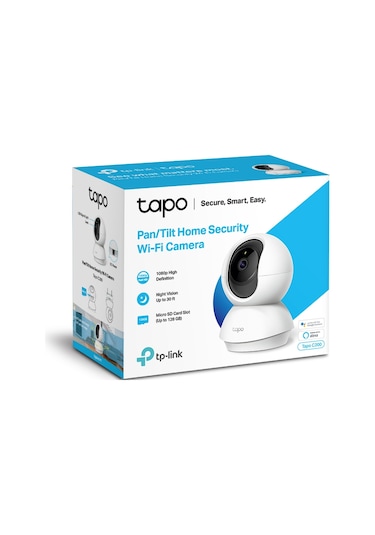 TP-Link Tapo C200 Wi-Fi Full HD 1080P Pan/Tilt Ev Güvenlik Kamerası