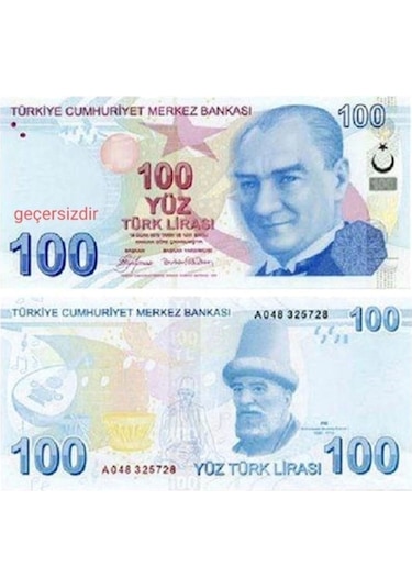 Geçersiz Düğün Sahte Şaka Oyun Parası 100 Adet 100 Tl