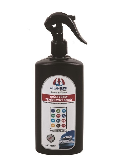 Atlantech Yağlı Yüzey Temizleyici 400Ml