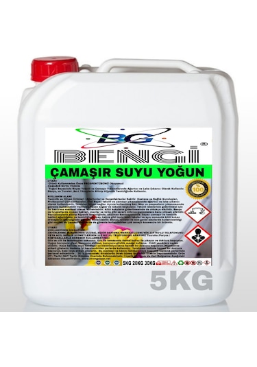 Çamaşır Suyu Yoğun Kıvamlı 5 Kg Tekli