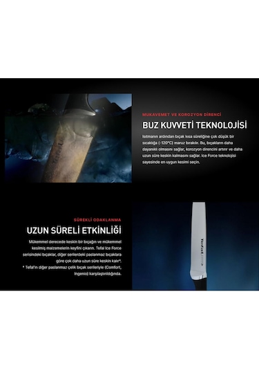 Tefal Ice Force K2325s75 Bıçak Seti 5 Parça Plastik