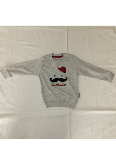 Egişbaby Erkek Üst Delikanlım Sweat 12 - 18 Ay Gri