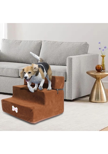 Homyl Köpek Merdiven Merdiveni Evcil Hayvan Rampası 3 Adım