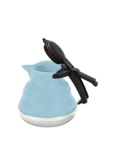 Mutfak Katlanabilir Silikon Su Kahve Demlik Gök Mavisi