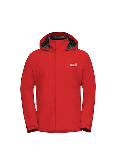 Jack Wolfskin Trailtime 2l Erkek Outdoor Ceketi Kırmızı