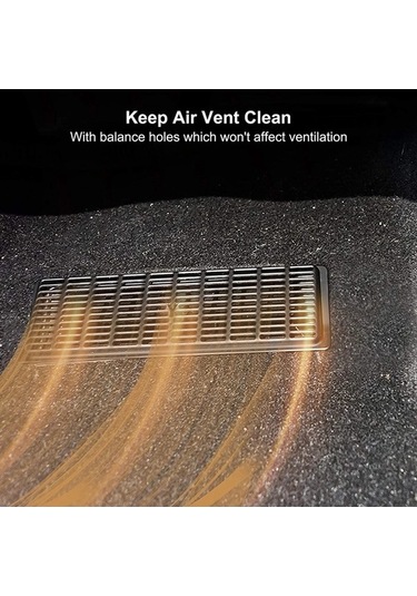 Moly Tesla Model Y Koltuk Altı Havalandırma Kapağı Aksesuar, 1 Çift, Abs Materyal, Kullanışlı Ve Dayanıklı