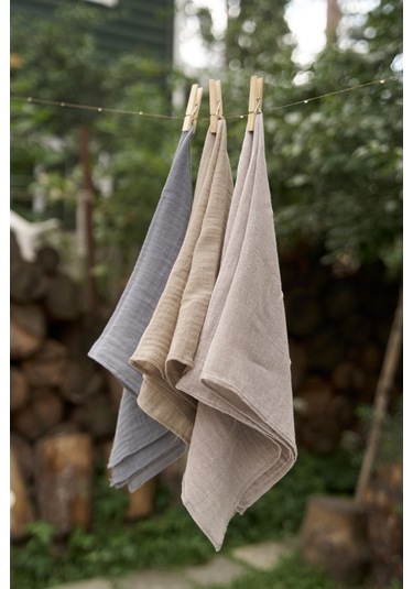 Violet Vizon Keten Fular Vizon