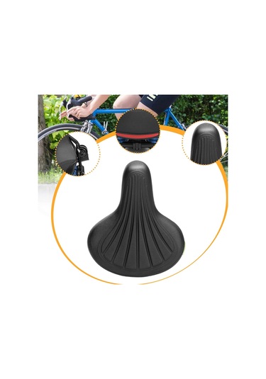 Homyl Dağ Bisikletleri Yol Bisiklet Için Sele Minderi Egzersiz Siyah