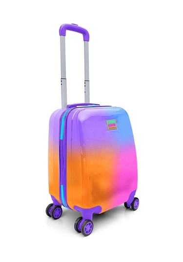 Coral High Mor Turuncu Pembe Ren Geçişli Mini Kabin Boy Çocuk Ve Yetişkin Valizi - 16791 Çok Renkli