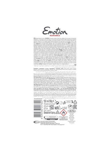 Emotion Romance Kadın Sprey Deodorant 3 x 150 ML