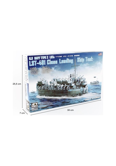Afv Club Se73519 1/350 Lst-491 Class Çıkartma Gemisi Demonte Plastik Maketi