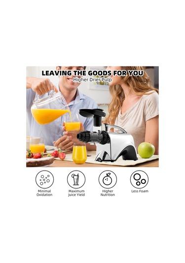 Xurunkeji Omega Sıkacağı İçin Meyve Suyu Aparatı, Sızdırmaz Nozul Kapağı İle Büyük Çaplı Yavaş Hız, Omegae 8006 8003 8051 İçin Şeffaf