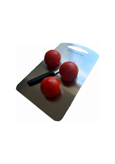 Kesme Tahtası Doğrama Tahtası Paslanmaz Çelik Mutfak Kamp Tekne Karavan