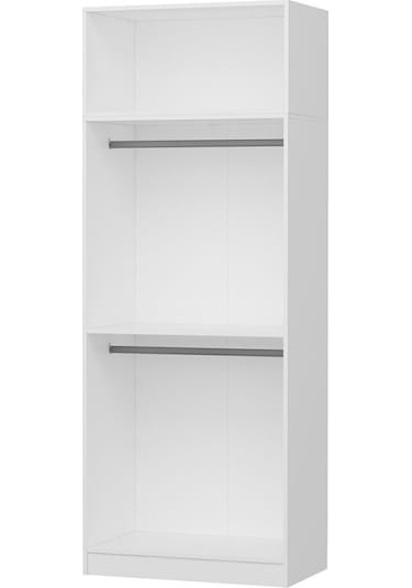 Kale 2 Kapaklı Zincir Dolap-yüklük - Beyaz 255cm