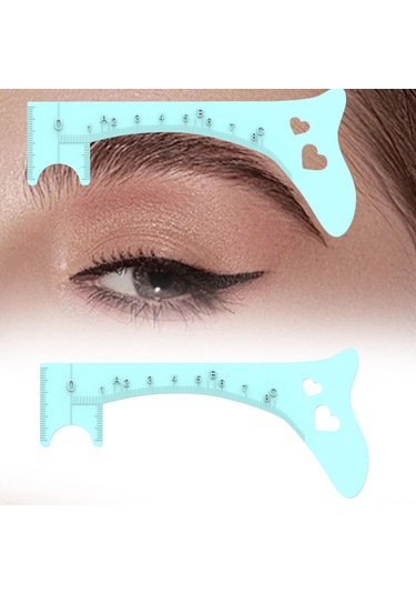 Dolıty Tanımlanmış Kaş Için Eyeliner Şablonu Kadınlar Mavi Mavi