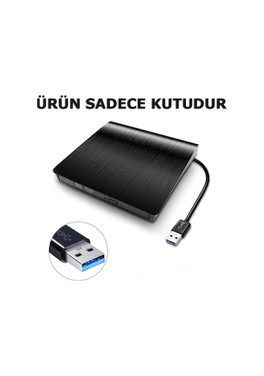 Usb 3.0 Sata Harici Dvd Rw 12.7 Mm External Boş Cd Dvd Kutusu