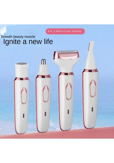 Carrier-kadın Elektrikli Tıraş Makinesi Elektrikli Kadın Tıraş Bacak Yüz Epilatör Bikini Koltukaltı Kamu Saç Şarj Edilebilir Taşınabilir Beyaz