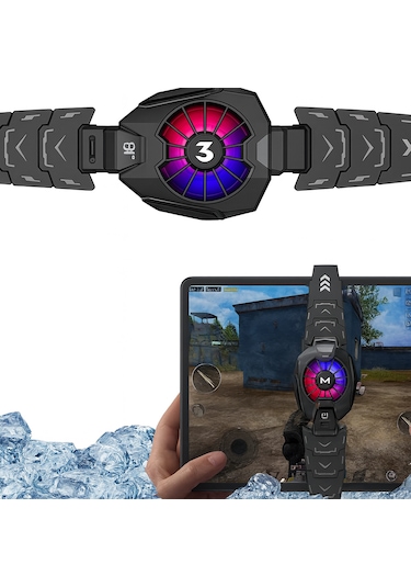 Dijital Göstergeli Rgb Led Işıklı Gamer Oyuncu Telefon Ve Tablet