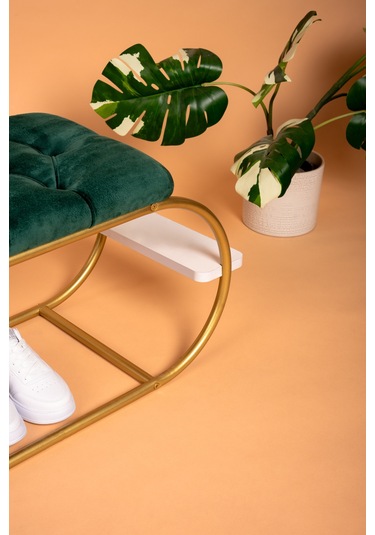 Ayakkabılık Puf Bench Döşemeli Kapı Girişi Puf Kapı Girişi Düzenleyici Düğmeli 2 Raflı Gold Ayakkabılık Puf Bench Döşemeli Kapı Girişi Puf Kapı Girişi Düzenleyici Düğmeli 2 Raflı Gold