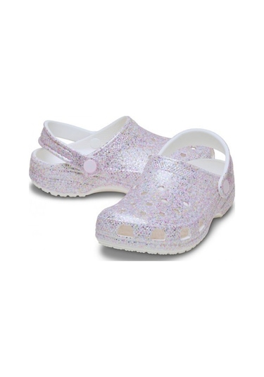 Crocs Classic Fantasy Glitter Terlik Beyaz
