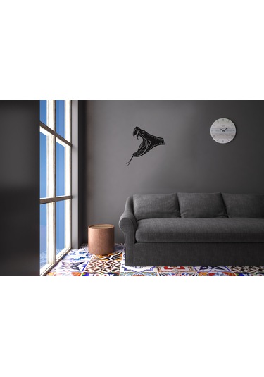 Yılan Folyo Sticker Derstve46132 50cm Uzunluk Siyah