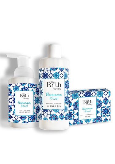 Hamam Duş Jeli + Hamam Köpük Sabun + Hamam Katı Sabun