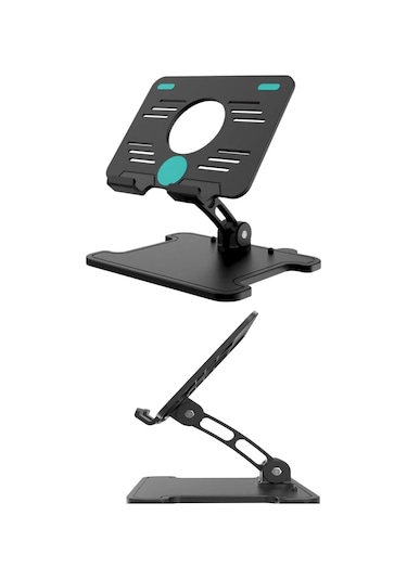 Katlanabilir Taşınabilir Masaüstü Tablet Standı Taşınabilir Tablet Şarj Standı Ayarlanabilir Stant