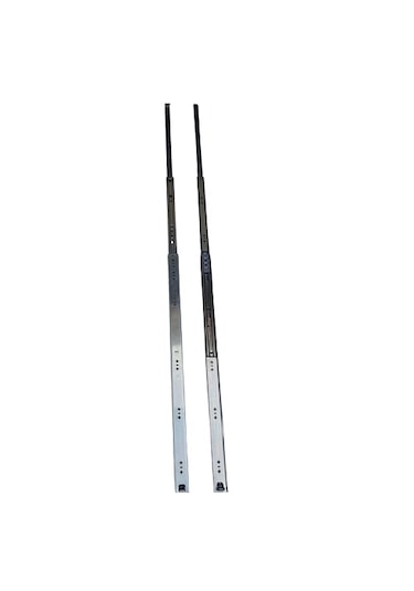 Fridgers 105cm-210cm Bilyalı Ağır Yük Rayı 1050mm-2100mm Heavyd Gri - Krom