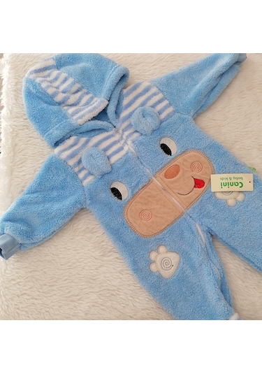 Candys Bebe Erkek Bebek Tulum Mavi
