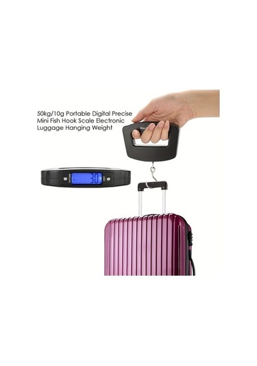 Trendooze Gaojunshop01 Siyah 110 23lb Kapasiteli Dijital El Terazisi - Maksimum Hizmet Siyah