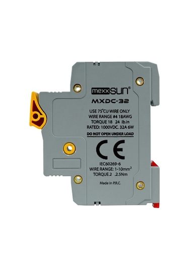 Dc Sigorta + Sigorta Yuvası 32a 1000v - 12 Adet