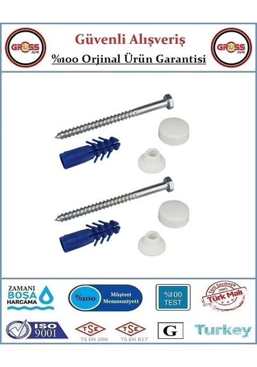 Klozet Yere Montaj Vida Seti -