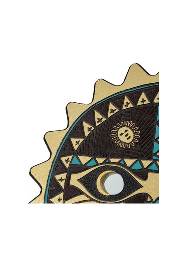 Şaman Güneş Mask Dekoratif Obje