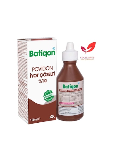 Batiqon Povidon İyot Çözelti 100 Ml Tentürdiyot Batikon (1 Adet)