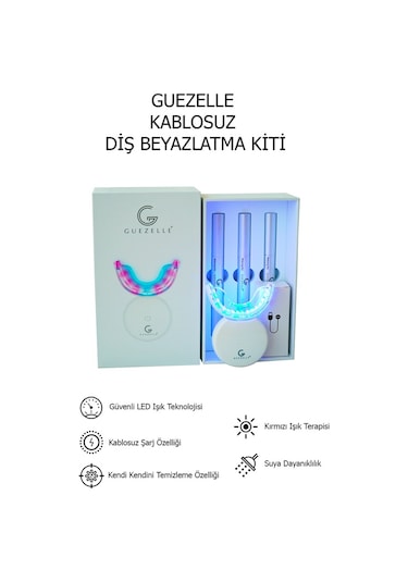 Guezelle Kablosuz Diş Beyazlatma Kiti Beyaz