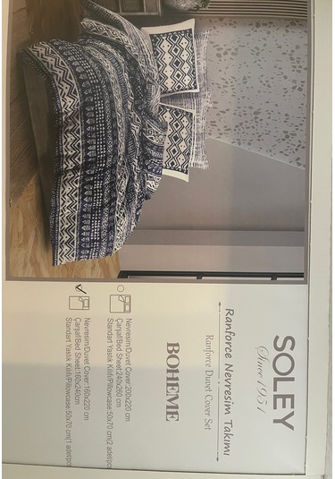 Soley Boheme Ranforce Tek Kişilik Nevresim Takımı