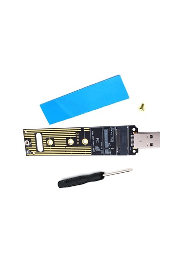 Xurunkeji Nvme Usb Adaptörü M.2 Nvme Ssd'den Usb 3.1 Adaptörü 10gbps Usb3.1 Gen 2 M2 Nvme 2230 2242 2260 2280 Ssd İçin