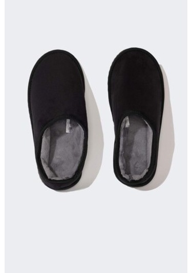 Defacto Erkek Düz Taban Slip On Ev Terliği D3087ax24wnbk23 Siyah