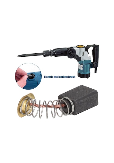 Yaozixa 20 Adet Bakır Motor Karbon Fırçası - El Matkap, Açımlı, Blower, Mikser Ve Tıraş Makinesi İçin Dayanıklı Değiştirme Parçası