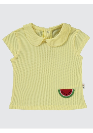 Civil Baby Kız Bebek Şortlu Takım 6-18 Ay Sarı Sari