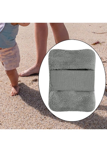 Suntek Plaj Kum Temizleme Çantası Açık Hava Gri-11cmx8cm
