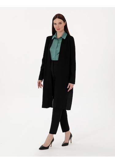 Pierre Cardin Kadın Siyah Hırka Triko 50306965-vr046 Siyah