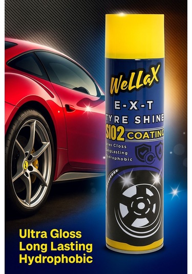 Parlak Ve Islak Görünüm Oto Lastik Ve Tampon Parlatıcı Ve Koruyucu Sprey 600 Ml