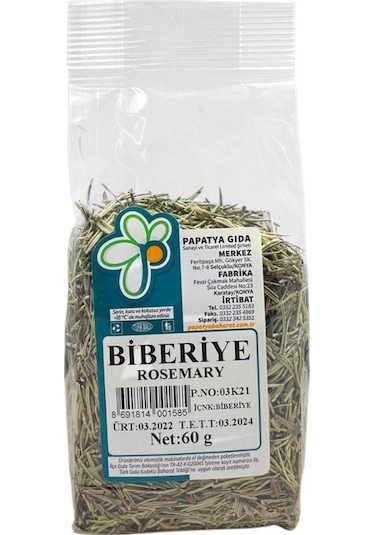 Papatya Gıda Biberiye 60 G