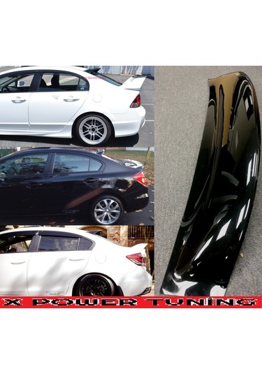 Honda Civic 2006.2007 Fd6 Plastik Spoon Cam Üstü Spoyler