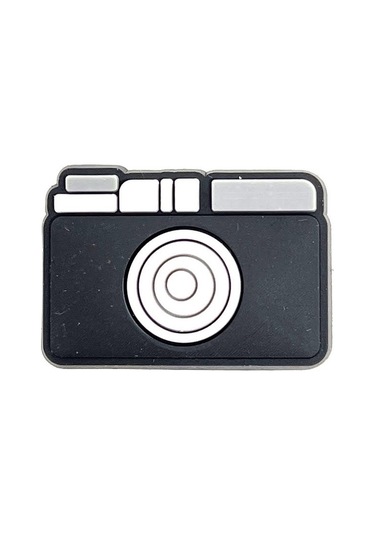 Crocs Terlik Süsü & Renkli Aksesuar Jibbitz Siyah (498053439)